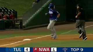 Drillers Bellinger hits solo homer [upl. by Aryahay903]