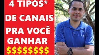 💻😱4 Tipos de canais no Youtube para você ganhar dinheiro em casa SEM SE EXPOR [upl. by Aseyt]