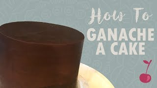 How To Ganache A Cake with the ProFroster  Cherry Basics Tutorial [upl. by Arreyt146]