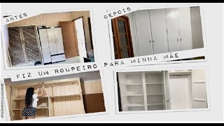 DIY  Como fazer roupeiro de madeira em casa [upl. by Elgna851]