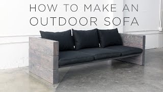 how to make an Outdoor Sofa [upl. by Ioves]