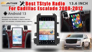 Installation video Tesla style 20082012 Cadillac Escalade Android Car Stereo head unit [upl. by Justin]