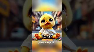 Cute cartoon duck AIAnimasi bebek Ai bersedih animation funny subscribe fyp shorts [upl. by Maxie749]