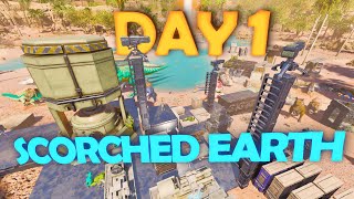 Day 1 Scorched Earth With A Megatribe Wiu Wiu  ARK Ascended Official PvP [upl. by Koerner]