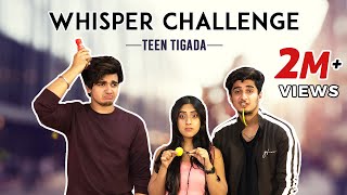 The Whisper Challenge  Teentigada  Sameeksha Sud  Vishal Pandey  Bhavin Bhanushali [upl. by Holton743]