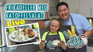 Opskrift live Frikadeller med kold kartoffelsalat  GoCook by Coop [upl. by Wiggins]