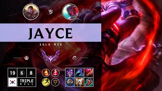 Jayce Mid vs Yone  KR Master Patch 1413 [upl. by Auj]