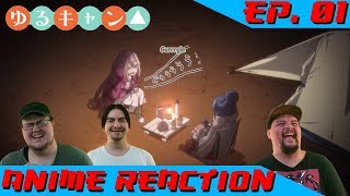 KEEPING WARM WITH RIN  Anime Reaction Yuru Camp△ Ep 01 [upl. by Oryaj896]