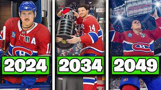 Rebuilding The Montreal Canadiens Until Franchise Mode Ends [upl. by Natale]