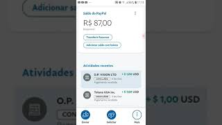 PROVA DE PAGAMENTO NO PAYPAL SITE SURVEYTIME E TOLUNA Como Ganhar Dinheiro no Paypal [upl. by Bussey1]