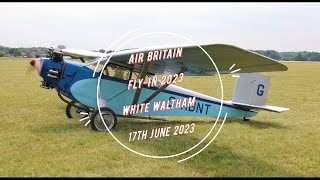 Air Britain FlyIn White Waltham 17th June 2023 4K [upl. by Whyte64]