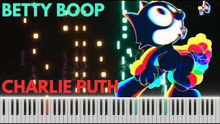 Charlie Puth  Betty Boop Blan Kato Remix Piano Tutorial Synthesia [upl. by Ainahpets]