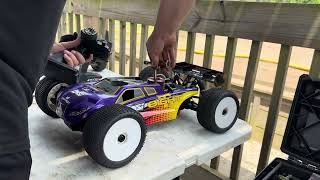 Ripping the Losi Nitro Truggy at King Hobbies [upl. by Rubia]