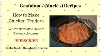 MAR001  How to Make Chicken Tenders in a Casserole  Maries Italian Recipes  052610 [upl. by Leodora731]