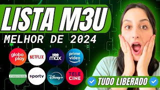 🟢LISTA IPTV MAIS COMPLETA ✅NUNCA TRAVOU✅ LISTA M3U SEM TUDO LIBERADO MELHOR LISTA M3U DO MERCADO [upl. by Amleht]