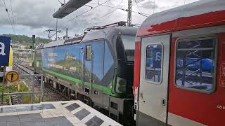 Abfahrt des InterregioExpress 16056 am 30052024 in Ulm Hbf [upl. by Harp713]