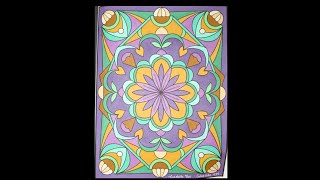 Sarah Renae Clark Color Cube Coloring Mandalas  Part 1 [upl. by Roose728]