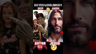 Jesus vs Satan  0514 jesiis jesuschrist god catholic edit jesus fe [upl. by Yrad]