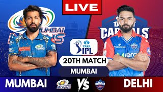 🔴 Live IPL Mumbai Indians Vs Delhi Capitals  Live Match MI vs DC  IPL Live Scores amp Commentary [upl. by Marpet]