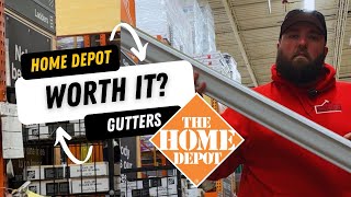 Are Home Depot’s Gutters Good [upl. by Llertal]