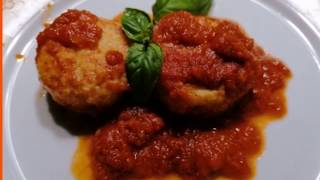 Polpette di ricotta e prosciutto al pomodoro [upl. by Oppen867]