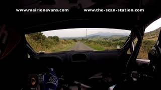 Down rally 2018Meirion EvansJonathan JacksonFiesta R5Onboard [upl. by Zohar269]