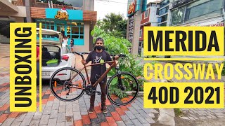 Merida Crossway 40D 2021 Unboxing  HANDMADE FRAME [upl. by Sigler]