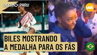 OLIMPÍADAS 2024 OLHA COMO É PESADA SIMONE BILES VAI A BOTECO E DEIXA IRMÃ SENTIR PESO DO OURO [upl. by Aisela956]