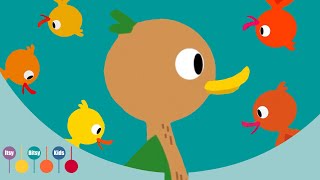 Five Little Ducks Song  Nursery Rhyme  ItsyBitsyKids [upl. by Slaby]