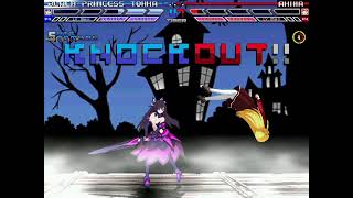 MUGEN Fight  Black Princess Tohka vs Akiha Tohno [upl. by Amara]