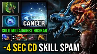 NEW 737 MID JAKIRO Against Cancer Huskar 4 Sec CD Skill Spam Liquid Frost Unlimited Slow DPS Dota 2 [upl. by Gorman]