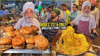 10 Indian Street Food Punjab JATT MEHKMA 😍 Patiala Shahi Chowmein Chilly Paneer Roll Black Burger [upl. by Naneik]