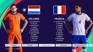 HOLANDA VS FRANCIA GRUPO D EUROCOPA 2024 [upl. by Haerb]