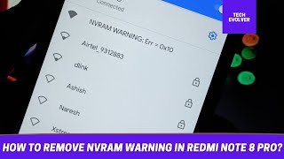 How to Remove NVRAM Warning in Redmi Note 8 Pro [upl. by Remmer]