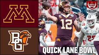 Quick Lane Bowl Bowling Green Falcons vs Minnesota Golden Gophers  Full Game Highlights [upl. by Neelrad445]