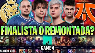 TENEMOS FINALISTA O REMONTADA ÉPICA😱PARTIDAZO  MDK vs FNC Game 4 LEC SEASON FINALS 2024 ESPAÑOL [upl. by Suoivatnod]