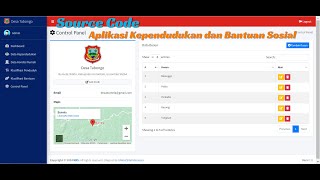 Source Code  Aplikasi Kependudukan Dan Bantuan Sosial Terbaru 2024 [upl. by Prudence872]