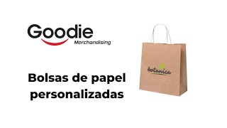 Bolsas de papel personalizadas 🛍 I Goodie Merchandising [upl. by Htebasyle106]