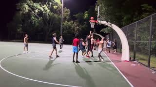 We get beat 4v4 basketball some highlights [upl. by Nelleus]