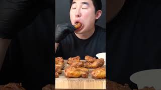 Korean Chicken Brand Kyochon honey combo Mukbang [upl. by Oak]