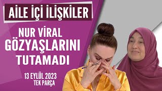 Aile içi İlişkiler Nur Viral Saliha Erdimi dinledikçe gözyaşlarını tutamadı [upl. by Narmak]