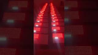 YUER™️ LED 8 8 Segment Strobe Light Horse Racing Wash Flash Marquee Light Background Lights [upl. by Airemaj]