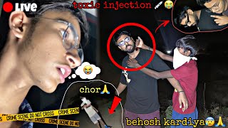 Help Tyre puncture gang ne बेहोश kardiya🤬😰 toxic injection💉se😭🙏iampuneetgaba Albadivlogs [upl. by Soloma]