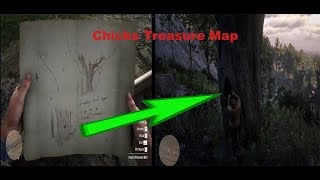 Chicks Treasure Map  red dead redemption 2 [upl. by Yesoj]