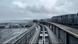 4k30fps SFO AirTrain Blue Line Cab Ride [upl. by Teryl363]