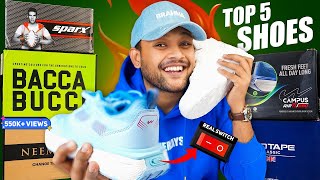 TOP 5 Best Shoes Under ₹1000 🔥 Best Sneakers Under ₹2000 Redtape Campus Amazon Haul  ONE CHANCE [upl. by Sonya195]