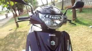 ScooterFest New Suzuki Swish 125 2015 Walkaround price mileage etc [upl. by Nevar]