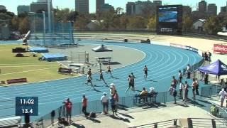 Decathlon 100m Ht 2 2012 Australian Athletics Championships [upl. by Elleirda]