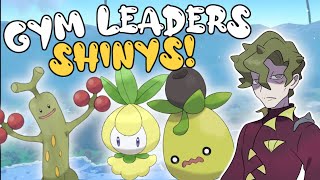 SHINY Hunting GYM LEADERS Teams And Battling Them [upl. by Yenittirb]