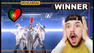 iolanda  Grito  Portugal 🇵🇹 Rehearsal Clip Eurovision 2024  REACTION [upl. by Retxed]